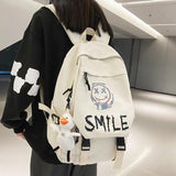 College Student Schoolbag Male Casual Junior Sweethearts Backpack