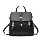 PU Leather Backpack Women Small Shoulder Bag Multifunctional