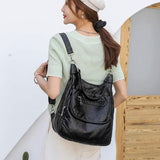 Multifunctional Leather Backpack Ladies Shoulder Bag