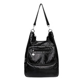 Multifunctional Leather Backpack Ladies Shoulder Bag