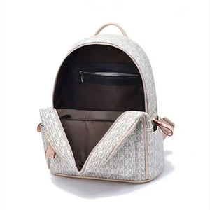 Women's Classic Backpack Letters Shoulder Crossbody Bag Large Capacity