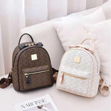 Women's Classic Backpack Letters Shoulder Crossbody Bag Large Capacity