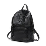 Classic Practical Backpack with Side Pockets Shoulder Bag