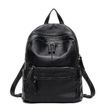 Classic Practical Backpack with Side Pockets Shoulder Bag