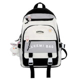 Double Pocket Teenage Girls Backpacks Large Capacity Women Shoulder Backpack