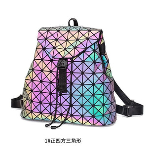 Luminous Women's Backpack Drawstring School Bag