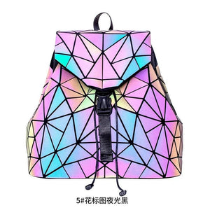 Luminous Women's Backpack Drawstring School Bag