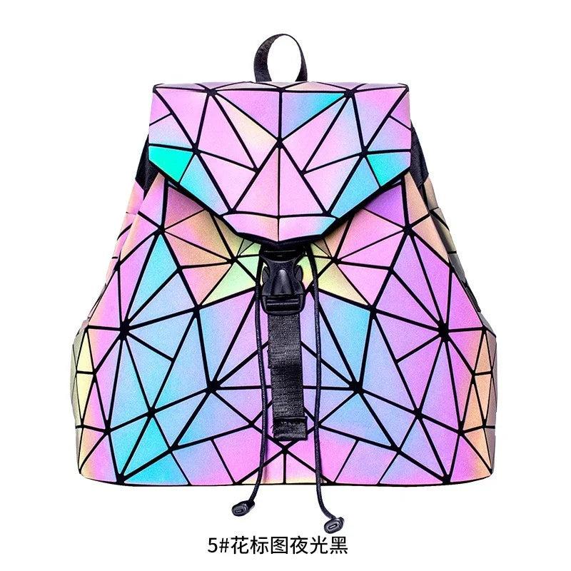 Luminous Women's Backpack Drawstring School Bag
