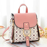 Single Shoulder Portable Version Print Backpack for Women