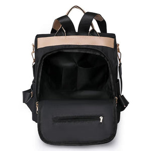 Large Capacity Anti-Theft Nylon Backpack for Women