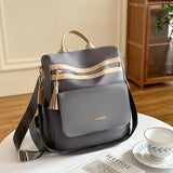 Large Capacity Anti-Theft Nylon Backpack for Women