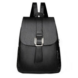 Women PU Leather Small Backpack School Shoulder Bag Pack Students Backpack