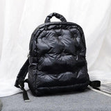 Quilted Padded Shoulder Bag Casual Business Backpack