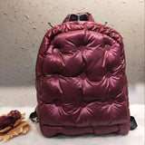 Quilted Padded Shoulder Bag Casual Business Backpack