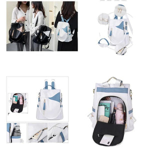 Women Large Capacity Shoulder Bag Girls School Backpack Travel Bag