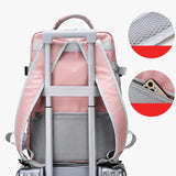 Women Travel Backpack Water Repellent Anti-Theft Daypack Bag USB Port