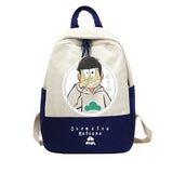 Anime Osomatsu-san Patchwork Women Backpack Teenagers Girls Bagpack