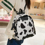 Women Small Backpack Solid Preppy Style Students School Bags Casual Nylon