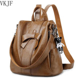 Anti-theft Bow Backpack Travel Bag Spring Summer