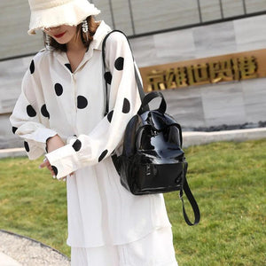 Clear PVC Mini Backpack for Teen Girls