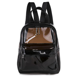 Clear PVC Mini Backpack for Teen Girls