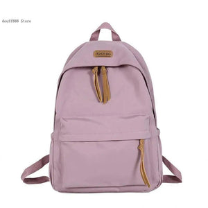 Women's Nylon School Backpack for Teen Girls