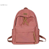 Women's Nylon School Backpack for Teen Girls