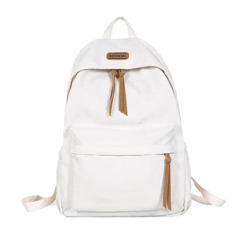 Women's Nylon School Backpack for Teen Girls