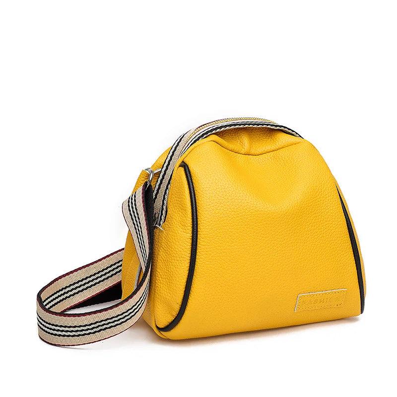 Women Leather Shoulder Bag Crossbody Handbag Tote Cowhide Bolsas