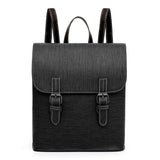 Women's PU Leather Backpack School Travel Rucksack Laptop Satchel