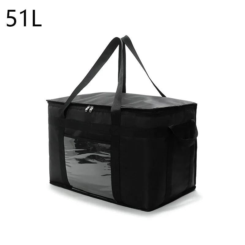 51L XL Thermal Food Bag Cooler Takeaway Backpack Insulated Fresh Keeping