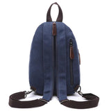 Women Small Canvas Backpack Lady Leisure Travel Bag