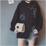 Striped Messenger Bag Chain Shoulder Bag Women's Handbag