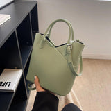 Women's Green Shoulder Handbag PU Everyday Bag