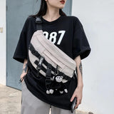 Japanese Tooling Chest Bag Casual Shoulder Bag