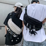 Japanese Tooling Chest Bag Casual Shoulder Bag