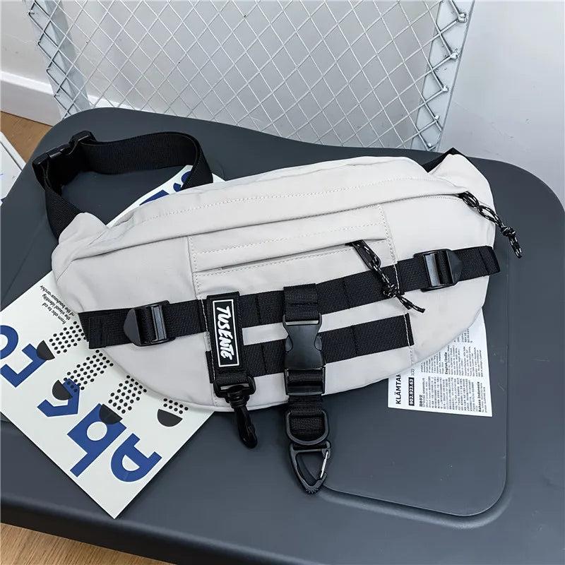 Japanese Tooling Chest Bag Casual Shoulder Bag