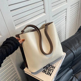 Spring Row PU Large Capacity Women's Handbag