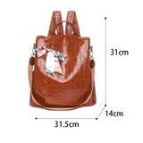 Women Backpack Large Capacity Rucksack Girls Anti Theft Mochila