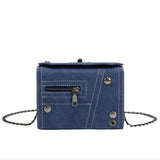 Tide Autumn & Winter Frosted Box Bag Chain Small Bag