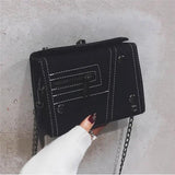 Tide Autumn & Winter Frosted Box Bag Chain Small Bag