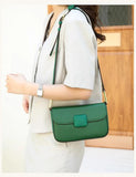 Women's Leather Messenger Bag Small Ladies Handbag Crossbody Shoulder Bag