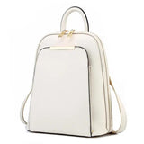 PU Leather Backpack Women Teenage Girls School Shoulder Bag Female Backpacks