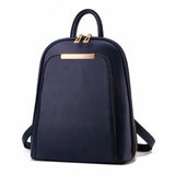 PU Leather Backpack Women Teenage Girls School Shoulder Bag Female Backpacks
