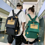 Large Capacity Multi-Pocket Backpack for Couples Traveling