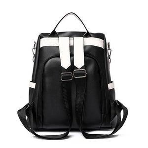PU Women Backpack Anti-theft School Bag Large Capacity