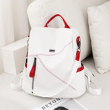PU Women Backpack Anti-theft School Bag Large Capacity