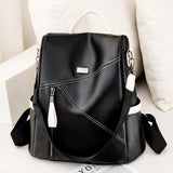 PU Women Backpack Anti-theft School Bag Large Capacity
