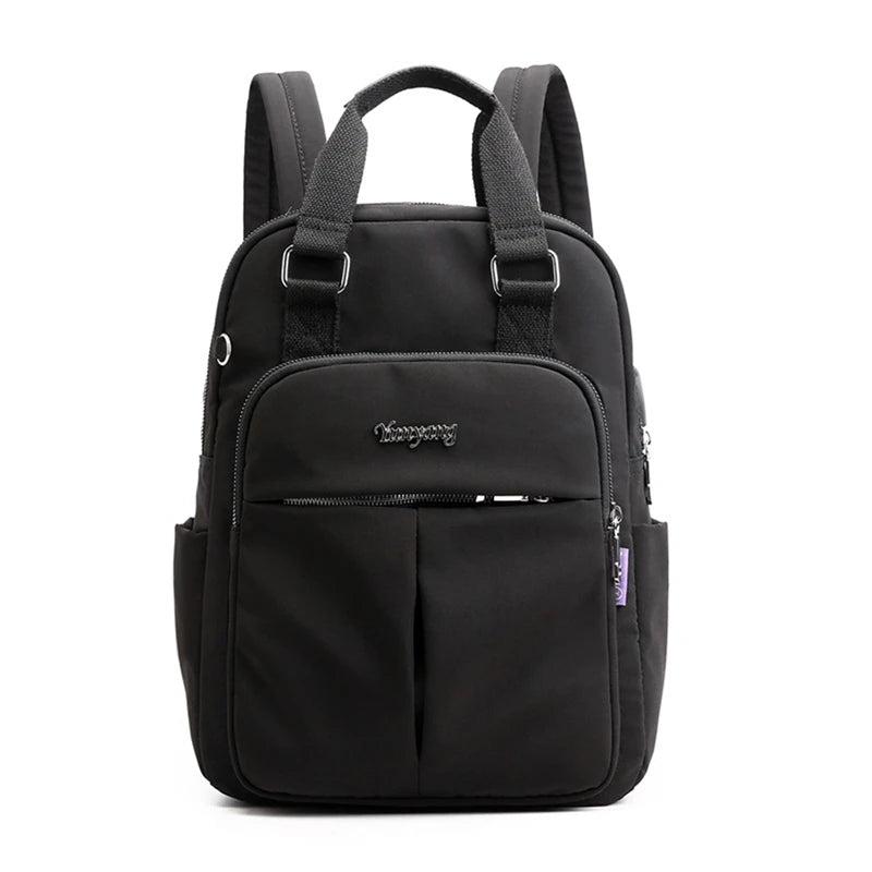 Nylon Women School Backpacks Anti Theft USB Charge Backpack Waterproof Bagpack