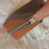 Large Capacity Chain Bucket Shoulder Bag PU Leather Totes Shopping Bag
